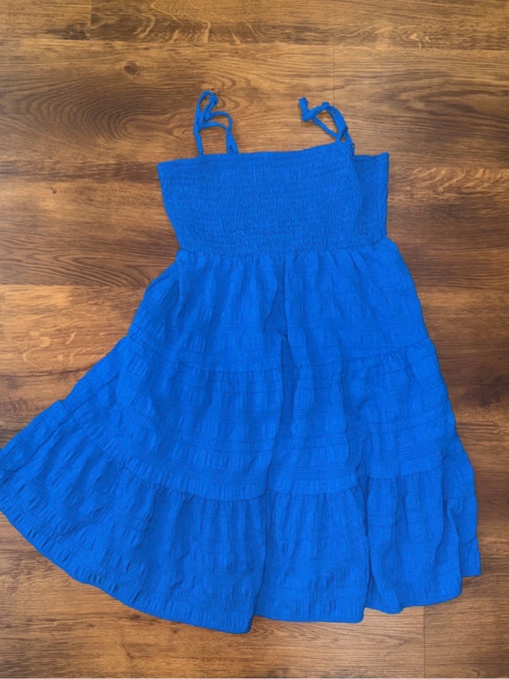 XS blue dress